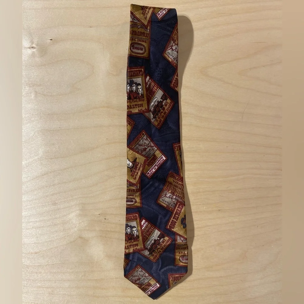 Jos. A. Bank Vintage Poster Print Tie (OX)